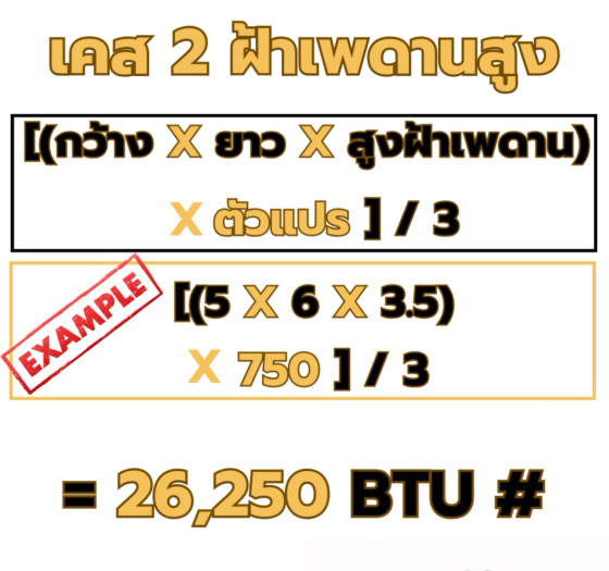 บีทียู-BTU คืออะไร? : พร้อม 2 วิธีคำนวนค่าบีทียูแอร์ 2 บีทียู-BTU
