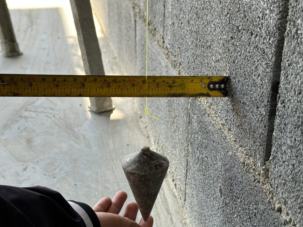 1.2.2 ตรวจสอบงานเดินท่อระบบ และตรวจก่อนเริ่มฉาบผนัง 9 inspect before plastering wall